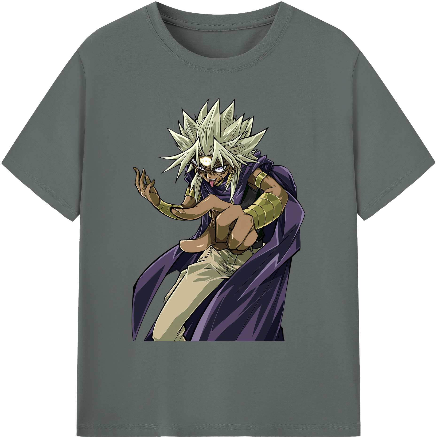 （画像用） 遊☆戯☆王 Yu-Gi-Oh! 綿100％ メンズ半袖Tシャツ｜肌触りやわらか＆通気性